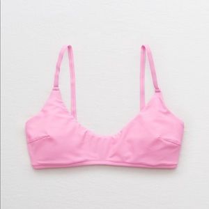 Aerie Pink Scoop Bikini Top